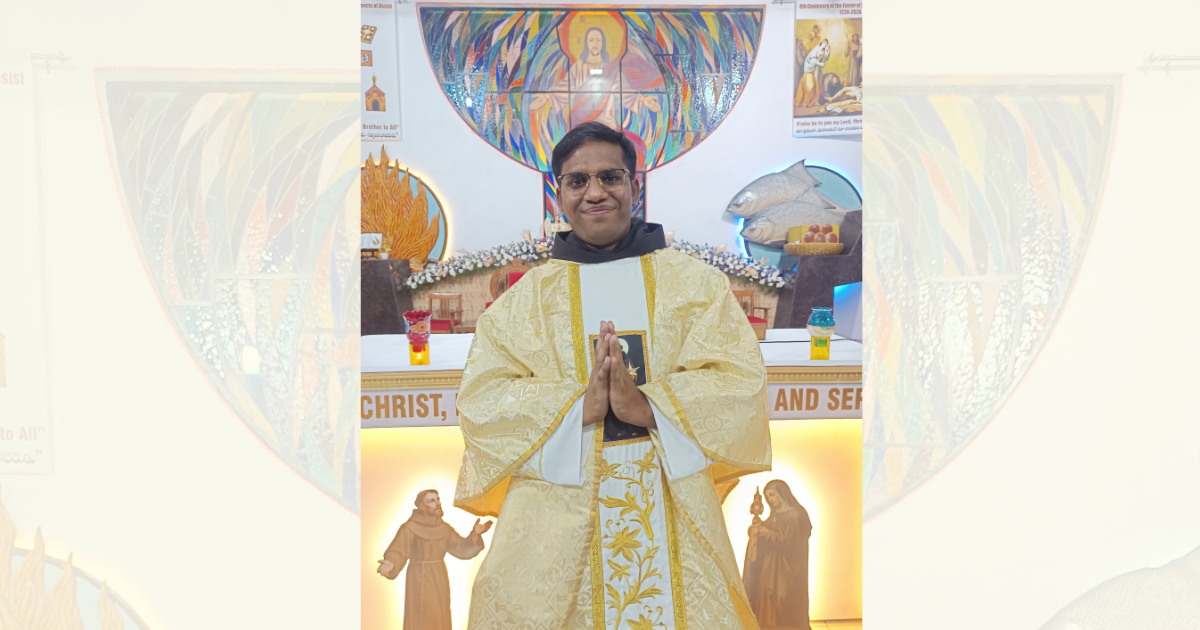 A New Priest for the Church: Andrew Thomas OFM Ordained